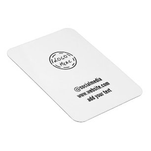 einfache, benutzerdefinierte Wasserfarben-Add-Webs Magnet