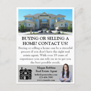 Einfache Beruflich Broker Real Anwesen Investor Postkarte