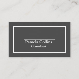 Einfache Beruflich Elegante Moderne Kunst, Dichtun Visitenkarte