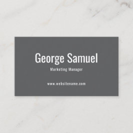 Einfache Berufliche Elegant-Stellenbezeichnung ein Visitenkarte