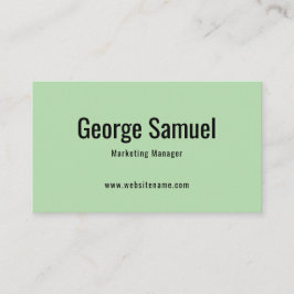 Einfache Berufliche Elegant-Stellenbezeichnung ein Visitenkarte