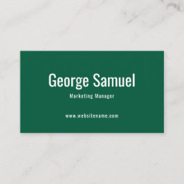 Einfache Berufliche Elegant-Stellenbezeichnung ein Visitenkarte