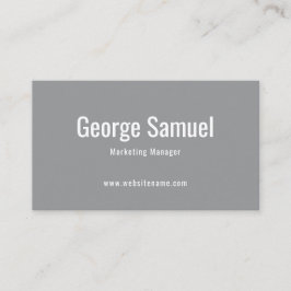 Einfache Berufliche Elegant-Stellenbezeichnung ein Visitenkarte