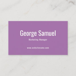 Einfache Berufliche Elegant-Stellenbezeichnung ein Visitenkarte