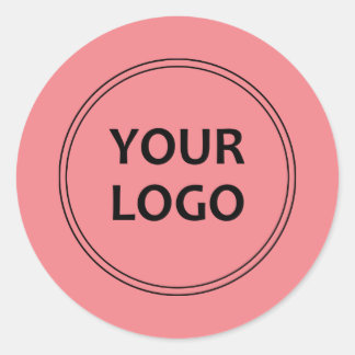 Einfache berufliche Firmenaufkleber Runder Aufkleber