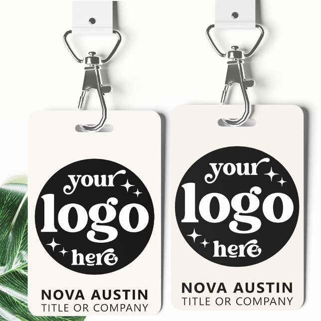 Einfache Berufliche Firmenlogo Mitarbeiter-ID Ausweis (Von Creator hochgeladen)