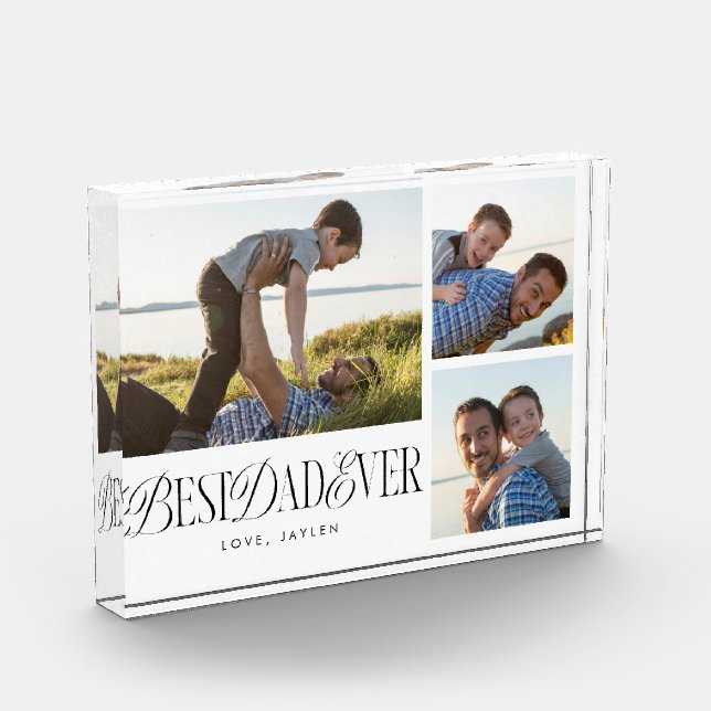 Einfache Best Vater-Collage Fotoblock (Links)