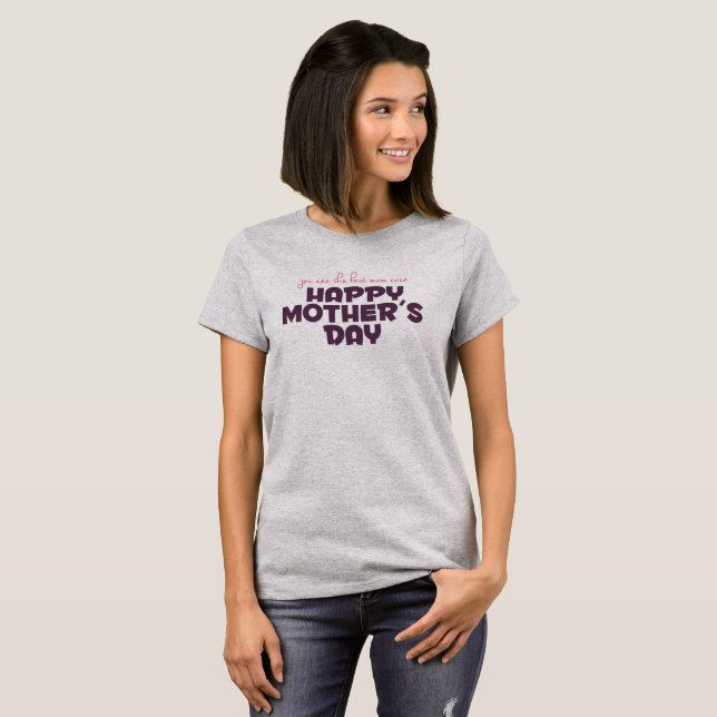 Einfache beste Mama am Welt-Muttertag | SHIRT (Vorne ganz)