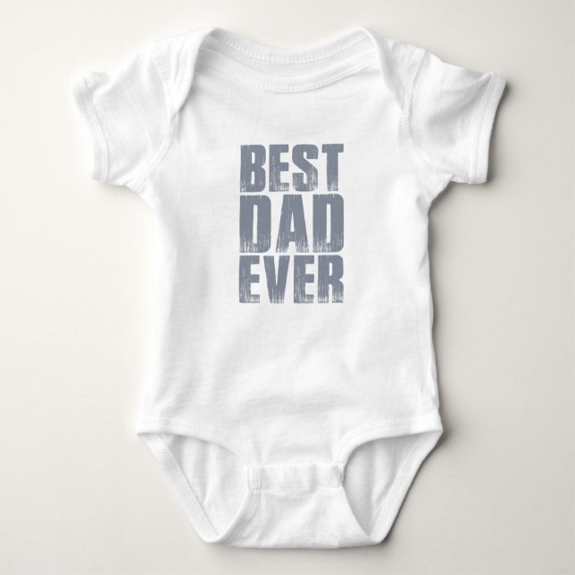 Einfache Beste Vater je Vater | Bodysuit Baby Strampler (Vorderseite)