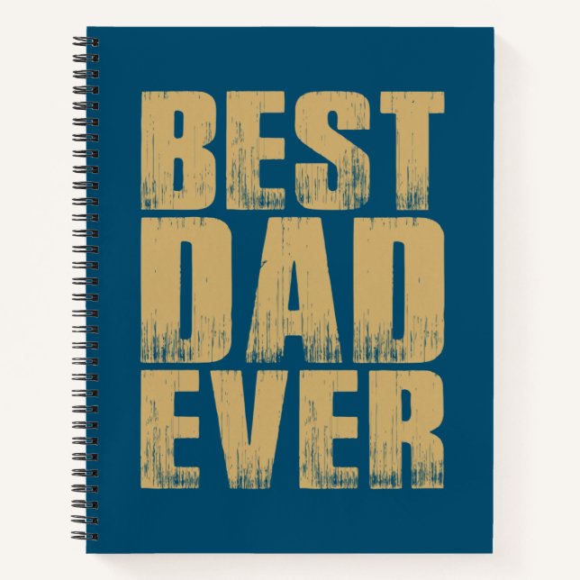 Einfache Beste Vater je Vater | Notebook Notizbuch (Vorderseite)