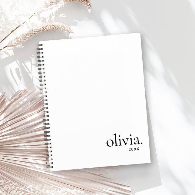 Einfache Bezeichnung für berufliche Schwarz-Weiß-M Planer (Von Creator hochgeladen)