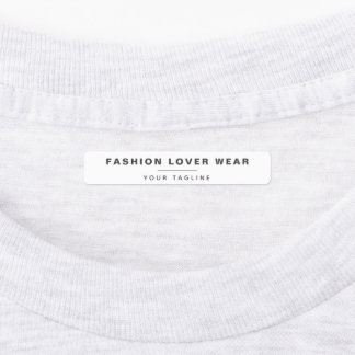 Einfache Bezeichnung Kleidung Marke Fabric Iron On Etiketten