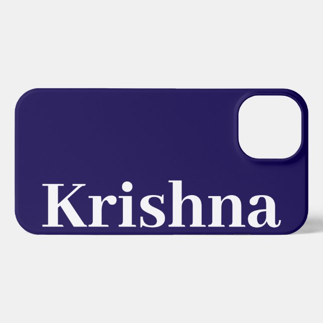 Einfache Bezeichnung Modernes Minimales Monogramm  iPhone Hülle (Rückseite (Horizontal))