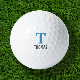 Einfache Bezeichnung und Monogramm Initial Persona Golfball