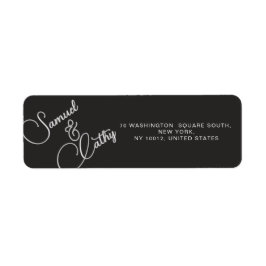 Einfache Bezeichnung und Rücksendeadresse ersetzen