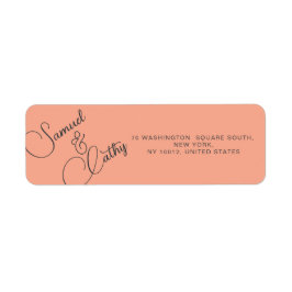 Einfache Bezeichnung und Rücksendeadresse ersetzen