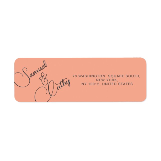 Einfache Bezeichnung und Rücksendeadresse ersetzen (Vorne)