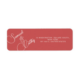 Einfache Bezeichnung und Rücksendeadresse ersetzen