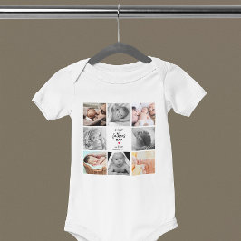 Einfache Bildersammlung des ersten Vaters | Daddy Baby Strampler