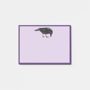 Einfache Black Raven Notes Post-it Klebezettel