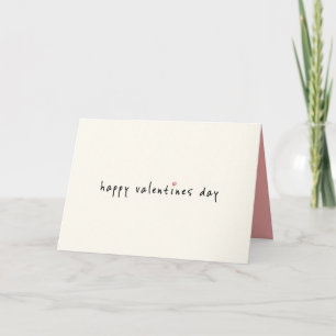 Einfache Blank Unisex Happy Valentines Day Card Feiertagskarte