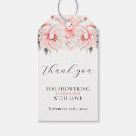 Einfache Bläschen Blush Pink BRAUTPARTY Geschenkanhänger