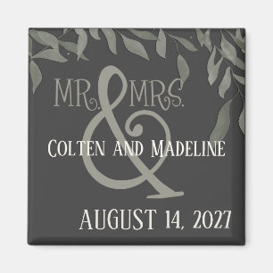 Einfache Blätter Moderne Elegante Inspirivity Magnet