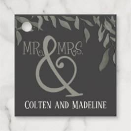 Einfache Blätter Moderne Trendy Fun Inspirivity Geschenkanhänger