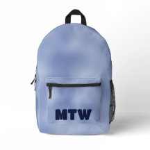 Einfache Blauer Farbverlauf und Vorlage für Monogr