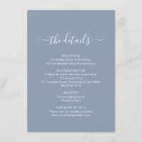 Einfache Blue Enclosure Card