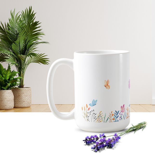 Einfache Blume Design Tasse (Von Creator hochgeladen)