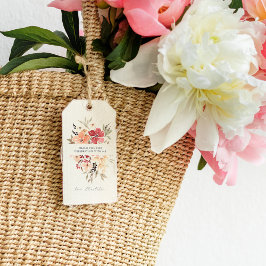 Einfache Blume | Geburtstag Vielen Dank Geschenkanhänger