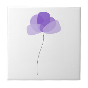 Einfache Blume Keramik Fliese