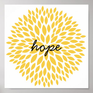 Einfache Blume Poster