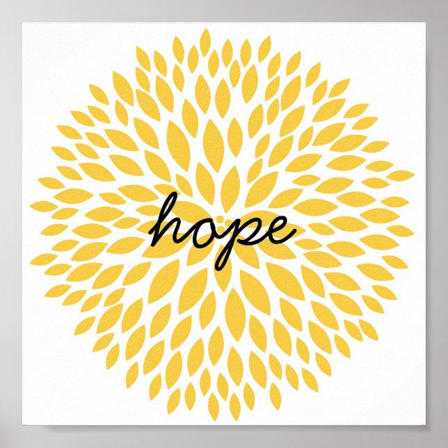 Einfache Blume Poster (Vorne)