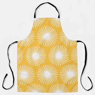 Einfache Blume: Skandinavisches nahtloses Design. Schürze