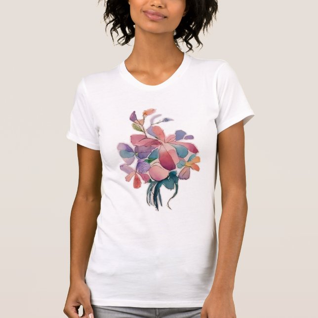 Einfache Blume T-Shirt (Vorderseite)
