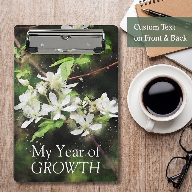 Einfache Blume Wasserfarbe Mini Klemmbrett (Von Creator hochgeladen)