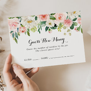 Einfache Blumengrün: Wie viele Spielkarten gibt es Visitenkarte