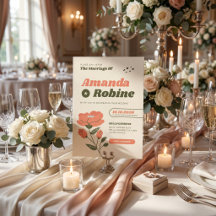 Einfache Blumenhochzeit