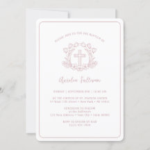 Einfache Blumenrosa-Taufe