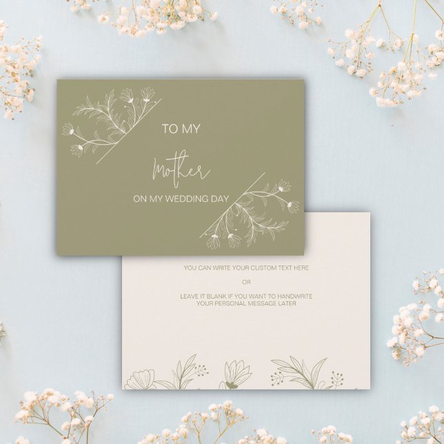 Einfache Blüte für meine Mutter auf meiner Hochzei Einladung (Von Creator hochgeladen)