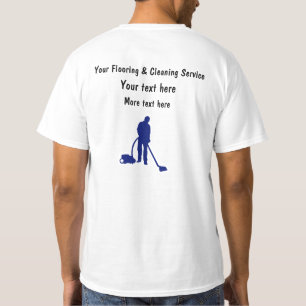 Einfache Bodenbeläge und Reinigungsarbeiten T-Shirt