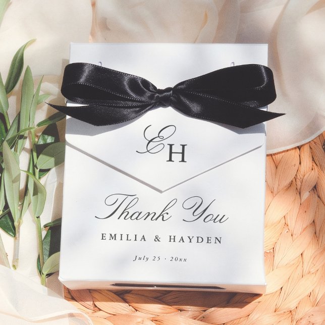 Einfache Boho-Minimalist-Dankeschön-Hochzeit Geschenkschachtel (Von Creator hochgeladen)