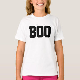 Einfache "Boo" Halloween-LKW-Hut T-Shirt