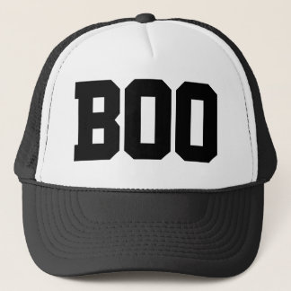 Einfache "Boo" Halloween-LKW-Hut Truckerkappe