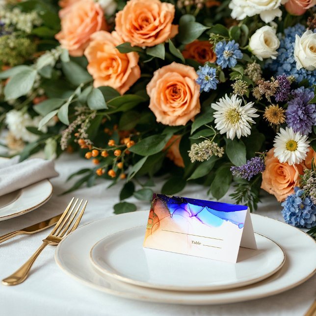 Einfache Botschaft bei Hochzeiten Platzkarte (Easy Your Message Inside Wedding Place Card.)