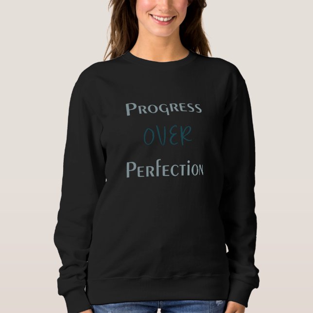 Einfache Botschaften ermöglichen schöpferisches Ar Sweatshirt (Vorderseite)