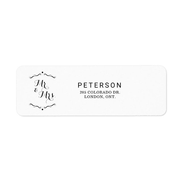 Einfache Braut und Groom White (Vorne)