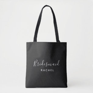 Einfache Brautjungfer personalisierter Name